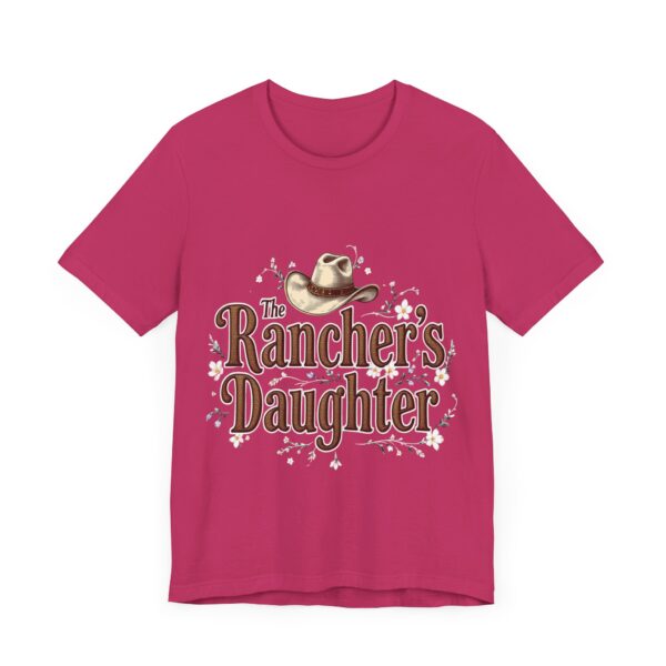 The Rancher's Daughter T-Shirt – Elegant Cowgirl Typography with Western Flair - Image 63