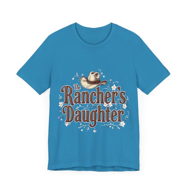 The Rancher's Daughter T-Shirt – Elegant Cowgirl Typography with Western Flair - Image 43