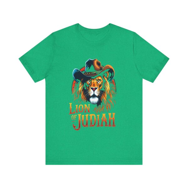 Ferocious Lion of Judah T-Shirt – Cowboy Gear Design for Faith and Strength - Image 33