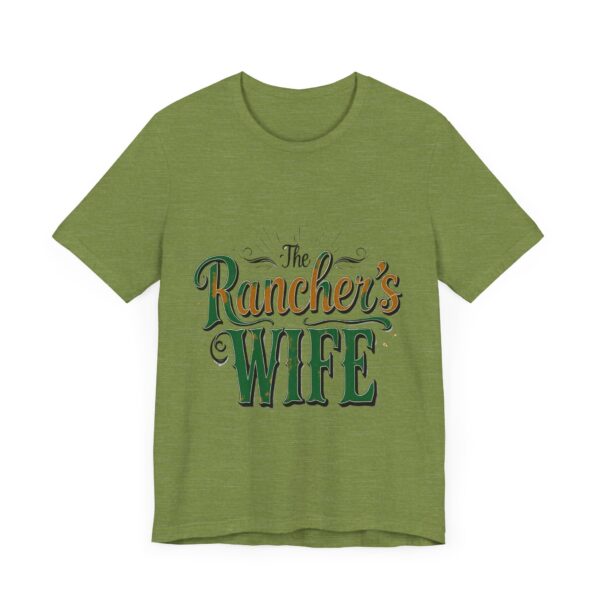 Rancher's Wife T-Shirt – Rustic Typography Design for Strong Country Women - Image 15