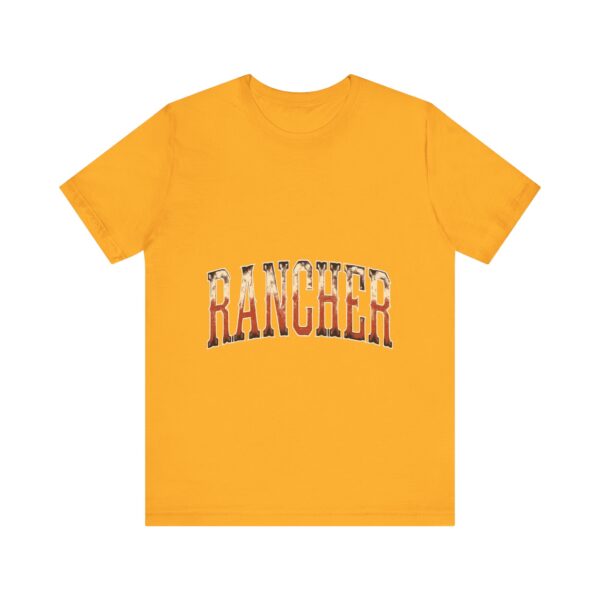 Rancher Legacy T-Shirt – Bold Western Typography for Rural Living Enthusiasts - Image 9