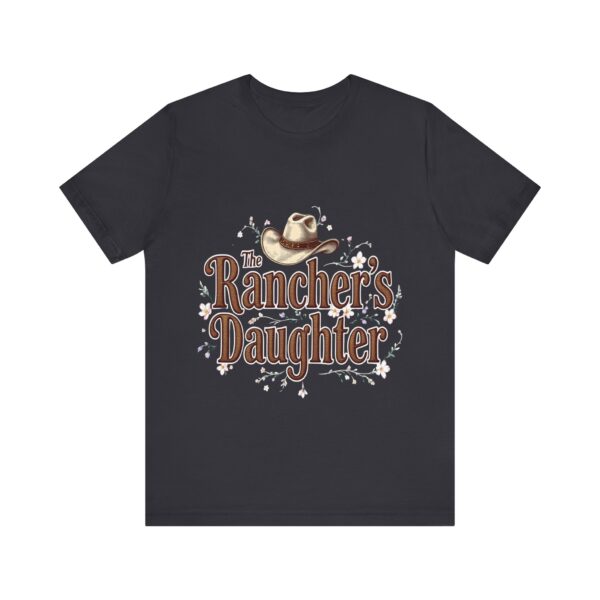 The Rancher's Daughter T-Shirt – Elegant Cowgirl Typography with Western Flair - Image 25