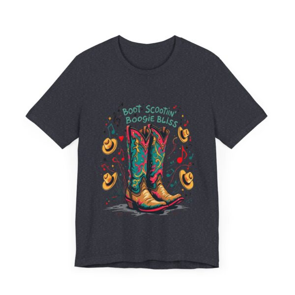 Boot Scootin' Boogie Bliss T-Shirt – Vibrant Country Dance Design with Musical Flair - Image 59