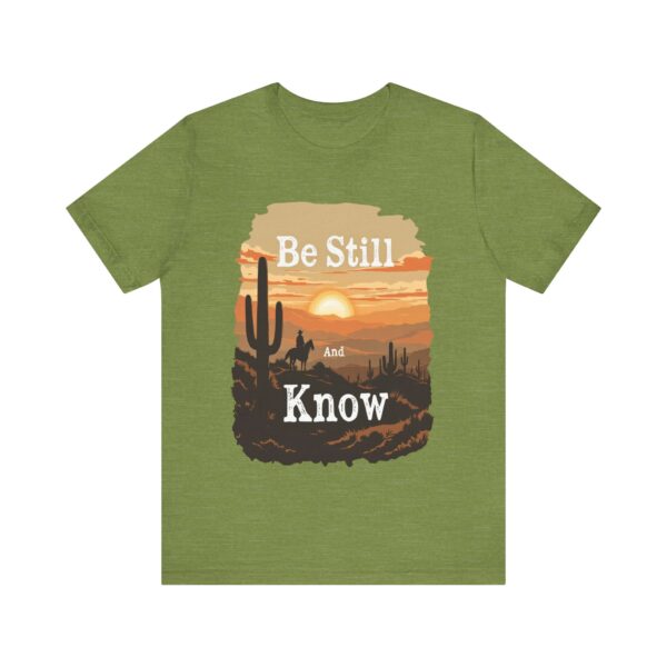 Be Still and Know T-Shirt – Cowboy Serenity Design for Faith and Western Lifestyle - Image 17