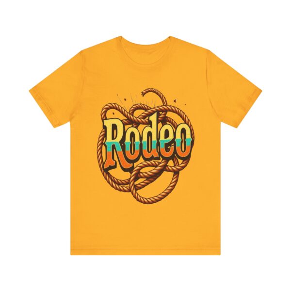 Rodeo Lariat T-Shirt – Bold Cowboy Typography Design for Western Enthusiasts - Image 13