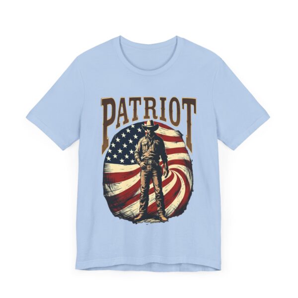 Patriot By Choice T-Shirt – Bold Cowboy Spirit and Patriotic Pride Design - Image 43