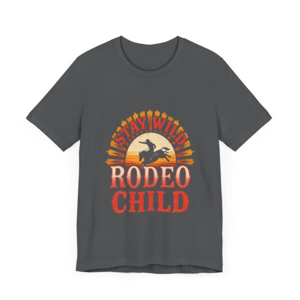 Stay Wild Rodeo Child T-Shirt – Vintage Western Graphic with Bronc Rider - Image 55