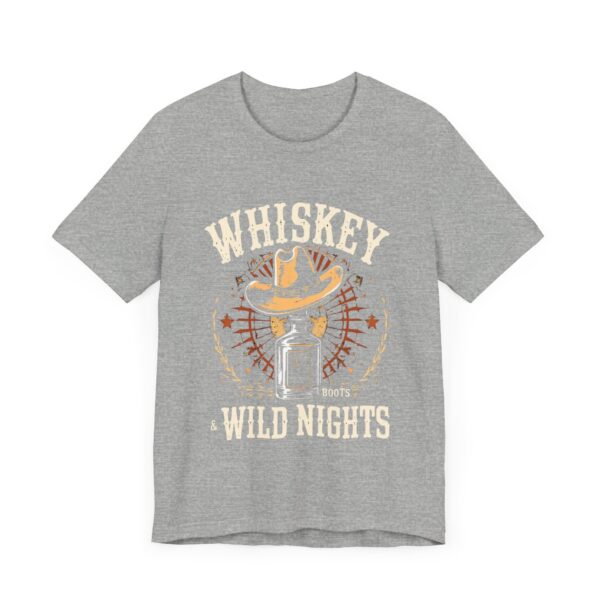 Whiskey, Boots & Wild Nights Cowboy Graphic T-Shirt - Rustic Western Flair - Image 15