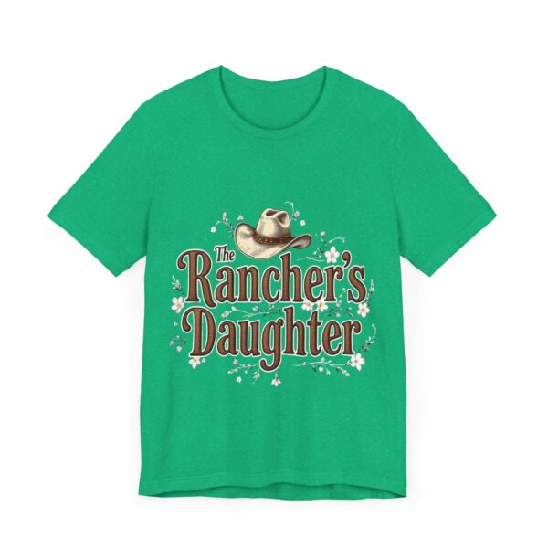 The Rancher's Daughter T-Shirt – Elegant Cowgirl Typography with Western Flair - Image 35