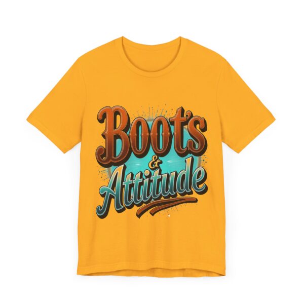 Boots & Attitude T-Shirt – The Cowgirl's Creed Western Graphic - Image 19