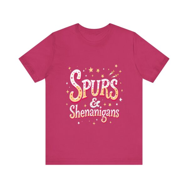 Western Ranch Spurs & Shenanigans Playful Typography | Cowgirl Graphic T-Shirt | Country Style - Image 61