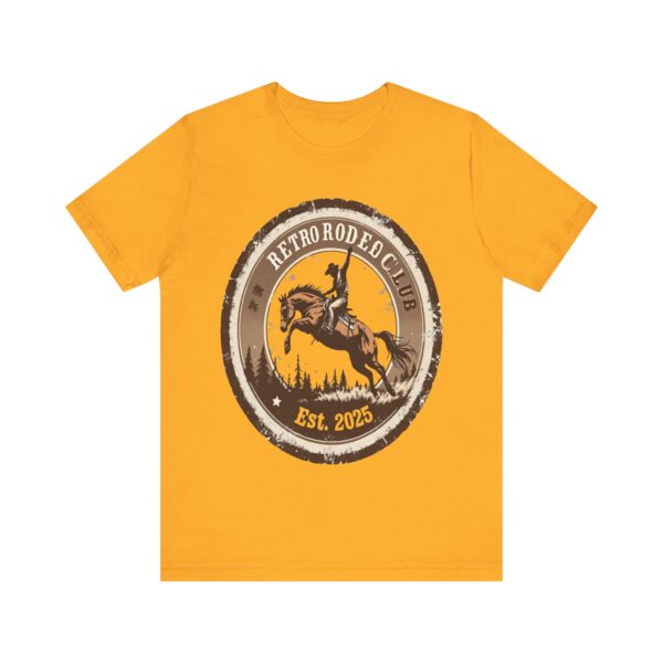 Retro Rodeo Club Bucking Bronco T-Shirt – Vintage Western Stamp Design - Image 17