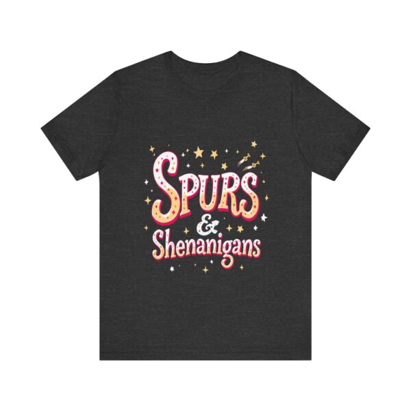 Western Ranch Spurs & Shenanigans Playful Typography | Cowgirl Graphic T-Shirt | Country Style - Image 57