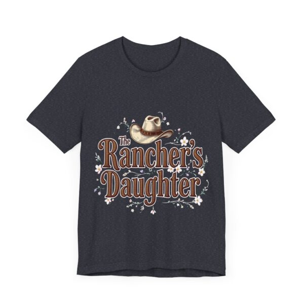 The Rancher's Daughter T-Shirt – Elegant Cowgirl Typography with Western Flair - Image 59