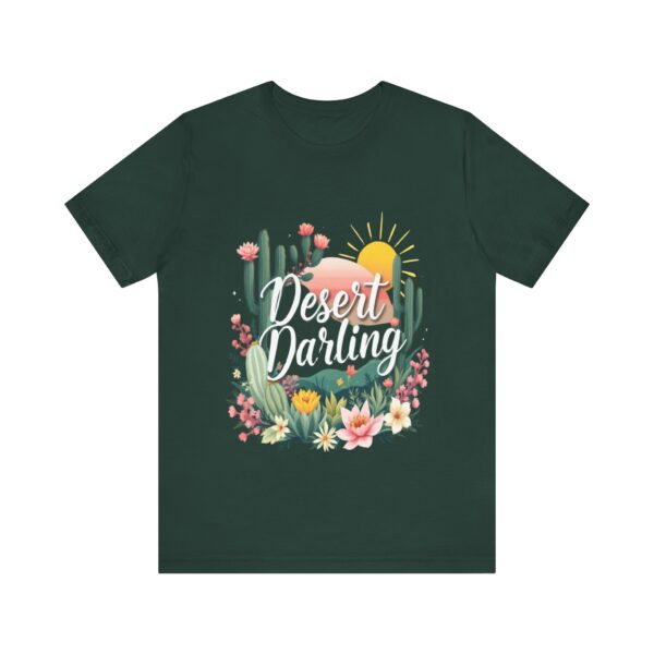 Desert Darling T-Shirt – Nostalgic Cowgirl Chic with Cactus & Sunburst Design - Image 37