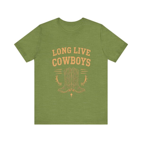 Long Live Cowboys Rustic Spur & Boot T-Shirt – Western Country Graphic Tee - Image 21