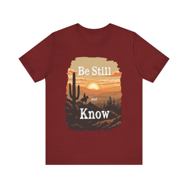 Be Still and Know T-Shirt – Cowboy Serenity Design for Faith and Western Lifestyle - Image 65