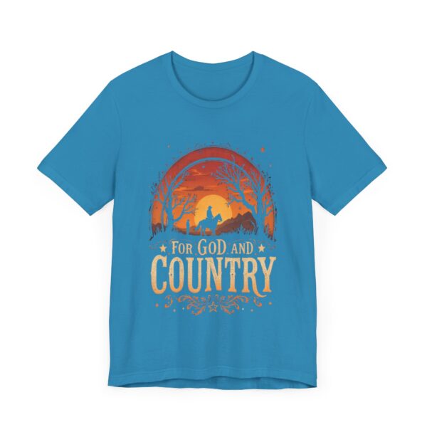 For God and Country T-Shirt – Cowboy Spirit Design for Faith and Freedom - Image 39