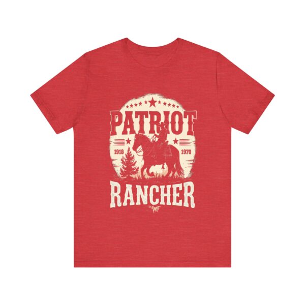 Patriot Rancher T-Shirt - Western Cowboy Graphic Tee for Proud Ranchers & Country Lovers - Image 21