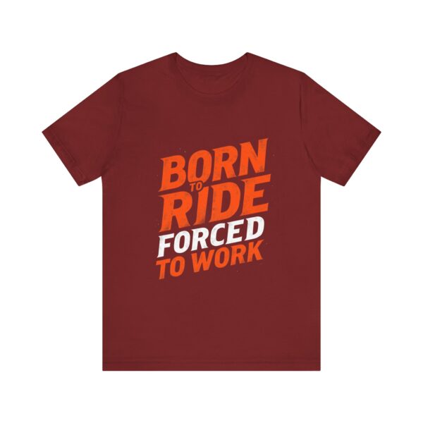 Born to Ride Forced to Work T-Shirt – Western Cowboy Graphic for Rodeo Fans - Image 65