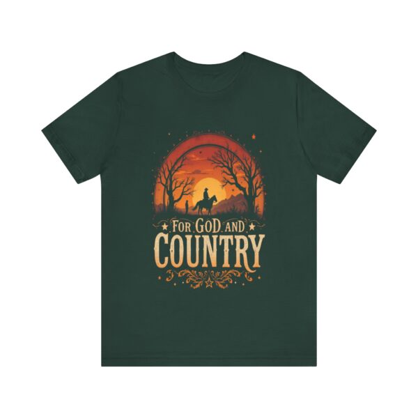 For God and Country T-Shirt – Cowboy Spirit Design for Faith and Freedom - Image 33