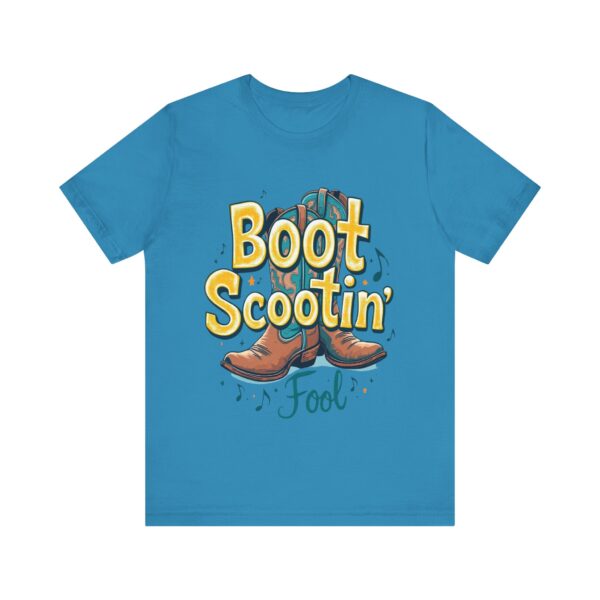 Boot Scootin’ Fool T-Shirt – Playful Country Dance Design with Rustic Charm - Image 37