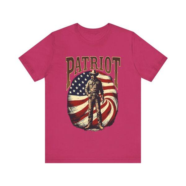 Patriot By Choice T-Shirt – Bold Cowboy Spirit and Patriotic Pride Design - Image 61