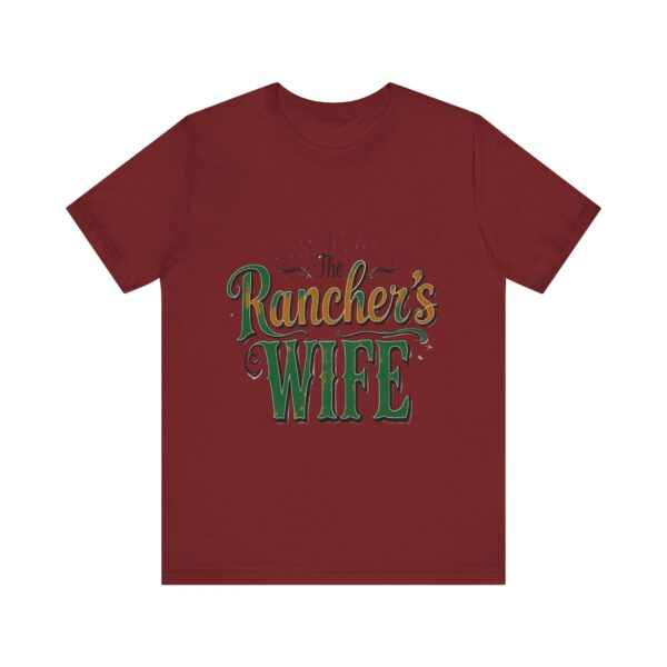 Rancher's Wife T-Shirt – Rustic Typography Design for Strong Country Women - Image 65