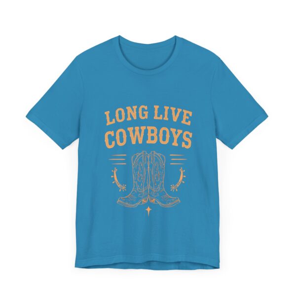 Long Live Cowboys Rustic Spur & Boot T-Shirt – Western Country Graphic Tee - Image 43