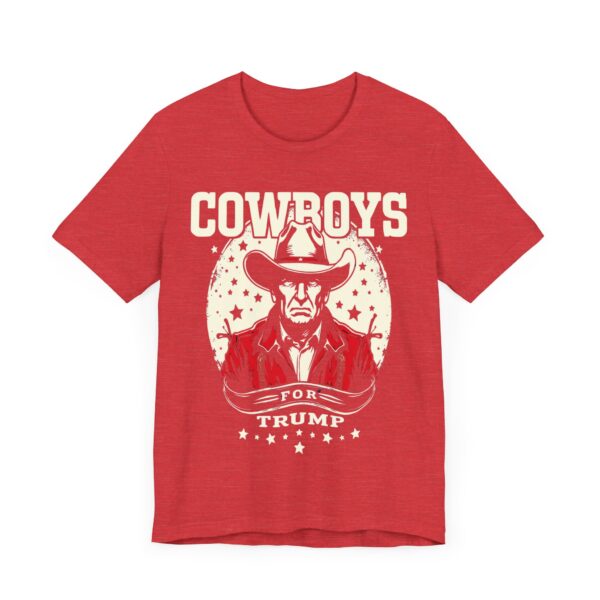 Cowboys for Trump - Western Patriotic T-Shirt, Cowboy Humor Tee, Americana Style Apparel — Western T-Shirt - Image 23