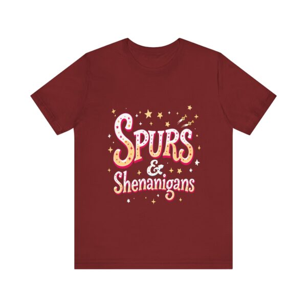 Western Ranch Spurs & Shenanigans Playful Typography | Cowgirl Graphic T-Shirt | Country Style - Image 65