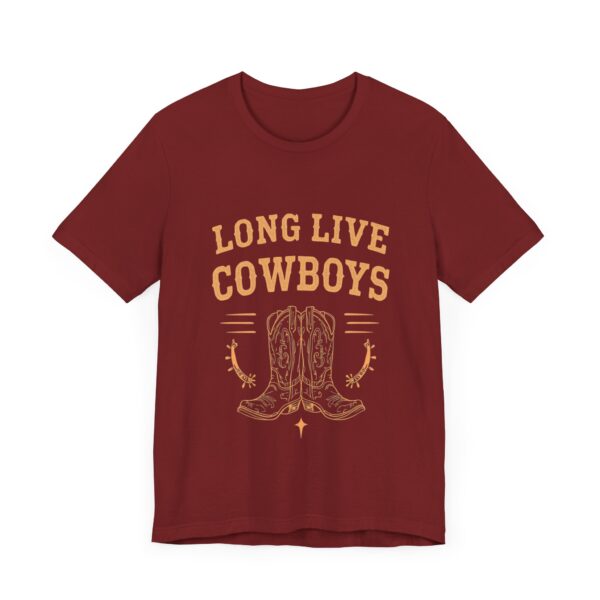 Long Live Cowboys Rustic Spur & Boot T-Shirt – Western Country Graphic Tee - Image 67