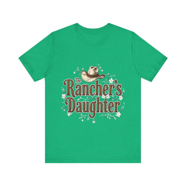 The Rancher's Daughter T-Shirt – Elegant Cowgirl Typography with Western Flair - Image 33