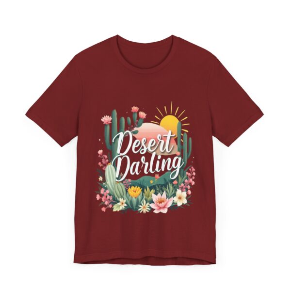 Desert Darling T-Shirt – Nostalgic Cowgirl Chic with Cactus & Sunburst Design - Image 67