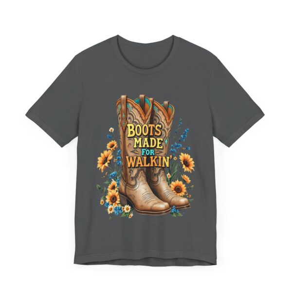 Boots Made for Walkin' T-Shirt – Rustic Cowgirl Boot Design with Country Flair - Image 55