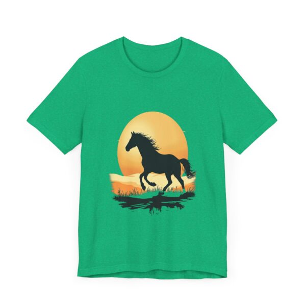 Sunset Rides Equestrian Serenity T-Shirt – Horseback Riding Sunset Graphic Tee - Image 39