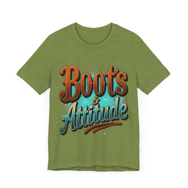 Boots & Attitude T-Shirt – The Cowgirl's Creed Western Graphic - Image 27