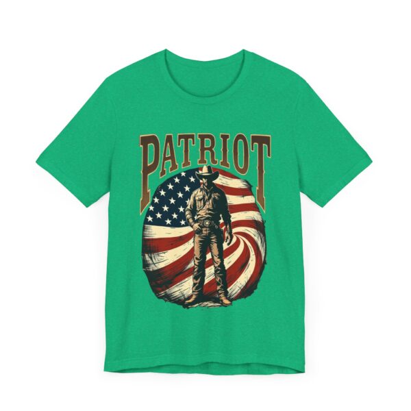 Patriot By Choice T-Shirt – Bold Cowboy Spirit and Patriotic Pride Design - Image 31