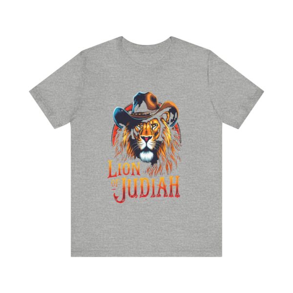 Ferocious Lion of Judah T-Shirt – Cowboy Gear Design for Faith and Strength - Image 49