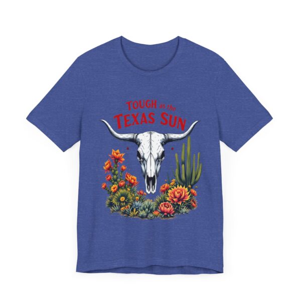 Texas Longhorn Skull T-Shirt - Tough as the Texas Sun with Cacti and Sagebrush — Western-Themed Clothing - Image 19