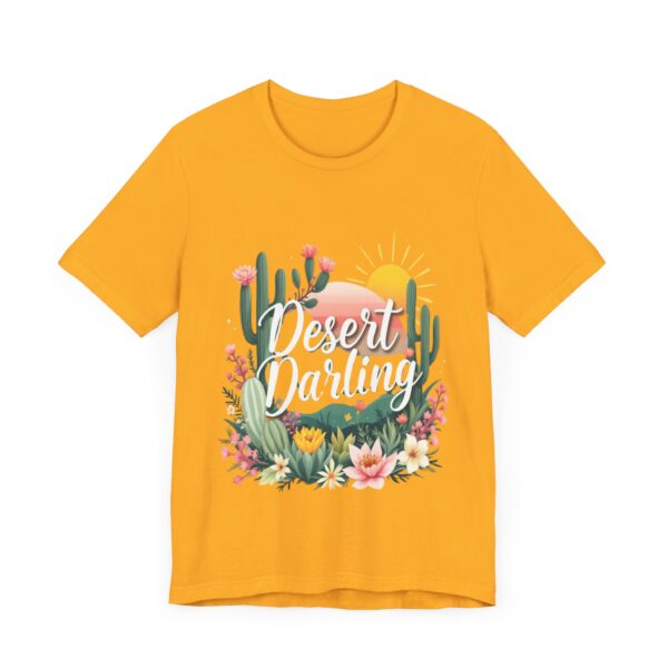 Desert Darling T-Shirt – Nostalgic Cowgirl Chic with Cactus & Sunburst Design - Image 15