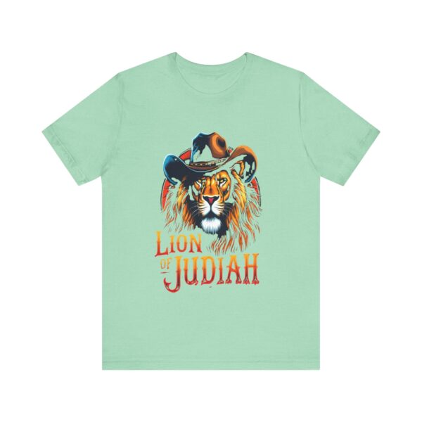 Ferocious Lion of Judah T-Shirt – Cowboy Gear Design for Faith and Strength - Image 29