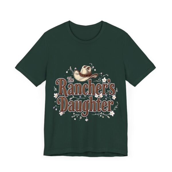 The Rancher's Daughter T-Shirt – Elegant Cowgirl Typography with Western Flair - Image 39