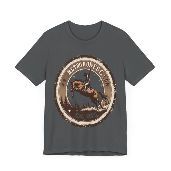 Retro Rodeo Club Bucking Bronco T-Shirt – Vintage Western Stamp Design - Image 55