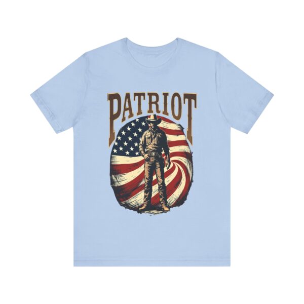 Patriot By Choice T-Shirt – Bold Cowboy Spirit and Patriotic Pride Design - Image 41