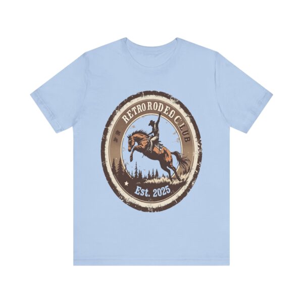 Retro Rodeo Club Bucking Bronco T-Shirt – Vintage Western Stamp Design - Image 49