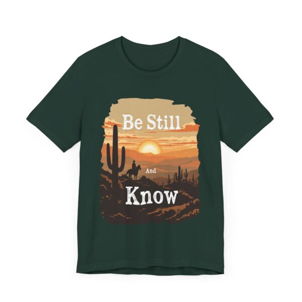 Be Still and Know T-Shirt – Cowboy Serenity Design for Faith and Western Lifestyle - Image 39