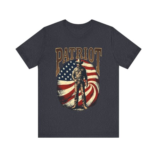 Patriot By Choice T-Shirt – Bold Cowboy Spirit and Patriotic Pride Design - Image 57