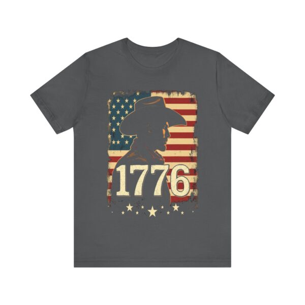 1776 Freedom T-Shirt – Cowboy Patriotic Vintage Graphic Design - Image 49