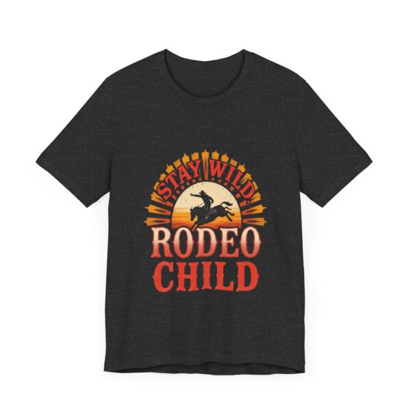 Stay Wild Rodeo Child T-Shirt – Vintage Western Graphic with Bronc Rider - Image 59